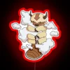Appa Cuddling Clouds Avatar The Last Airbender RGB Neon Sign - Image 2