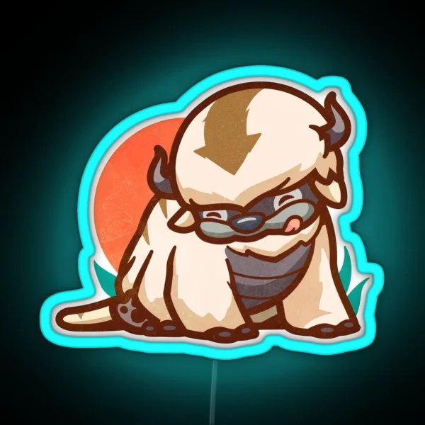 Appa Digita Art Appa Avatar RGB Neon Sign