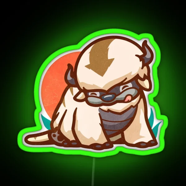 Appa Digita Art Appa Avatar RGB Neon Sign