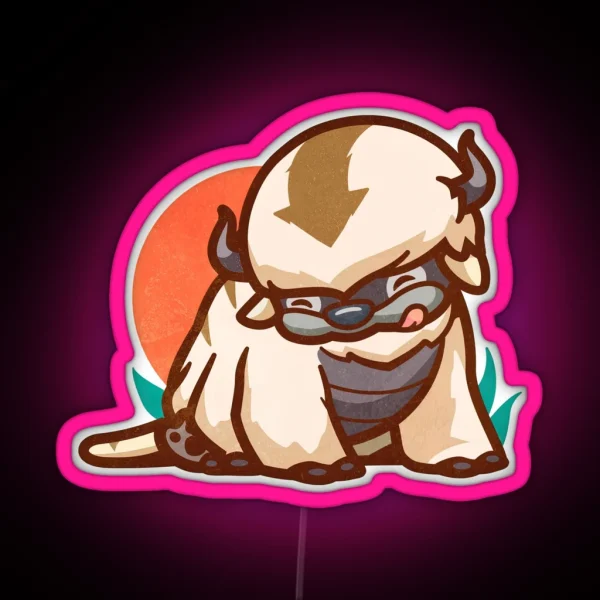 Appa Digita Art Appa Avatar RGB Neon Sign