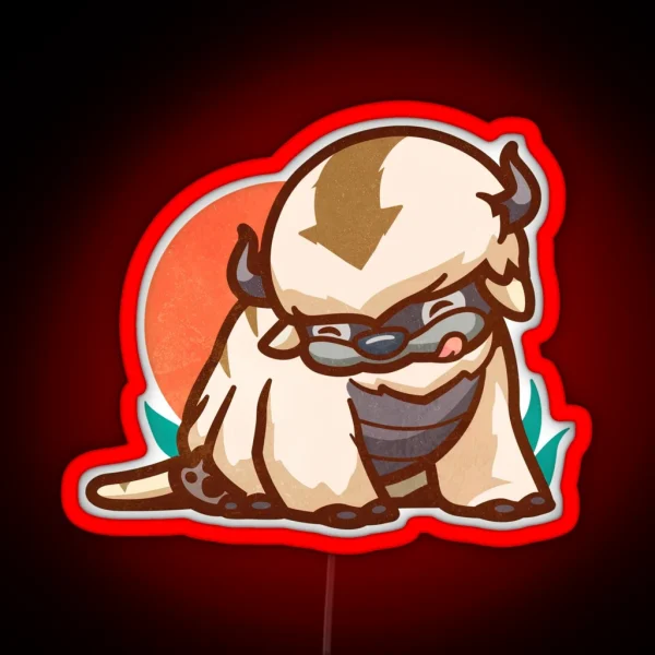 Appa Digita Art Appa Avatar RGB Neon Sign