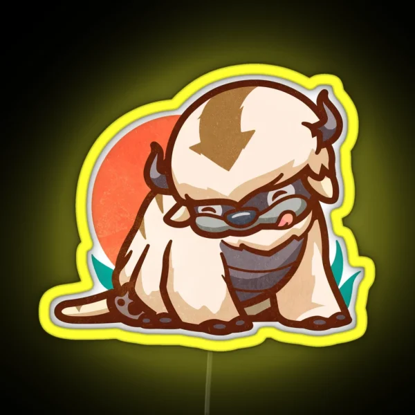 Appa Digita Art Appa Avatar RGB Neon Sign