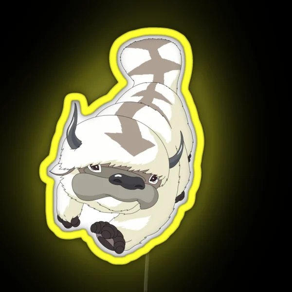 Appa Drawing RGB Neon Sign
