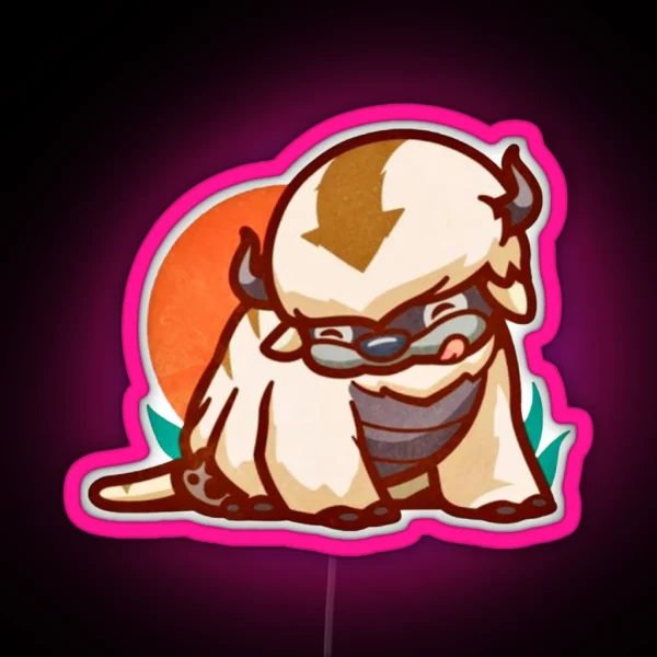 Appa Drawing RGB Neon Sign