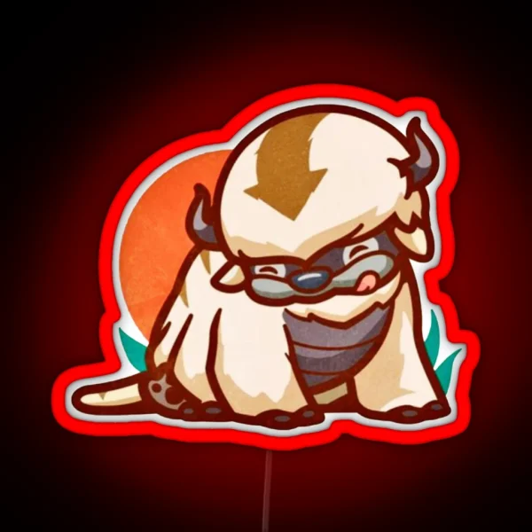 Appa Drawing RGB Neon Sign