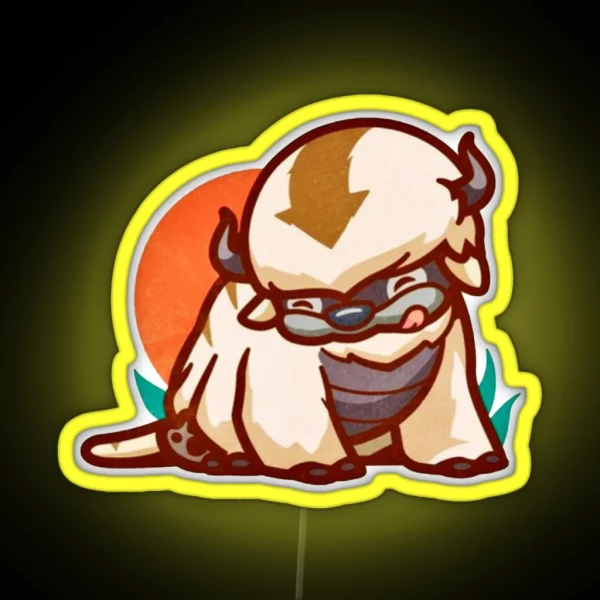 Appa Drawing RGB Neon Sign