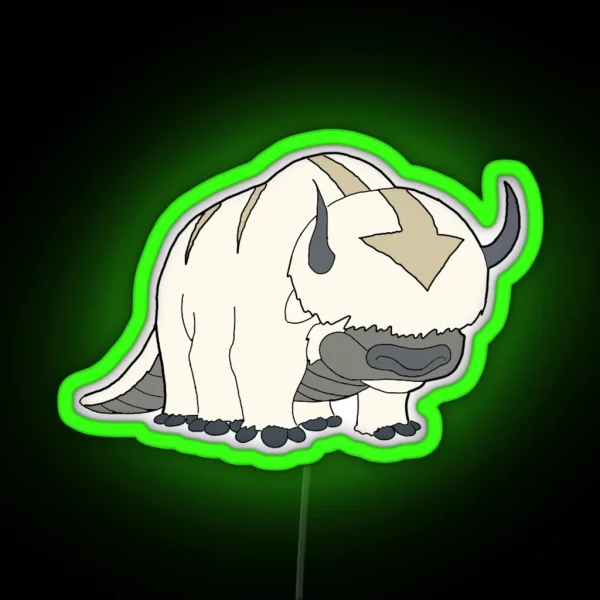 Appa From Avatar The Last Airbender RGB Neon Sign