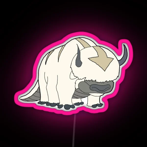 Appa From Avatar The Last Airbender RGB Neon Sign