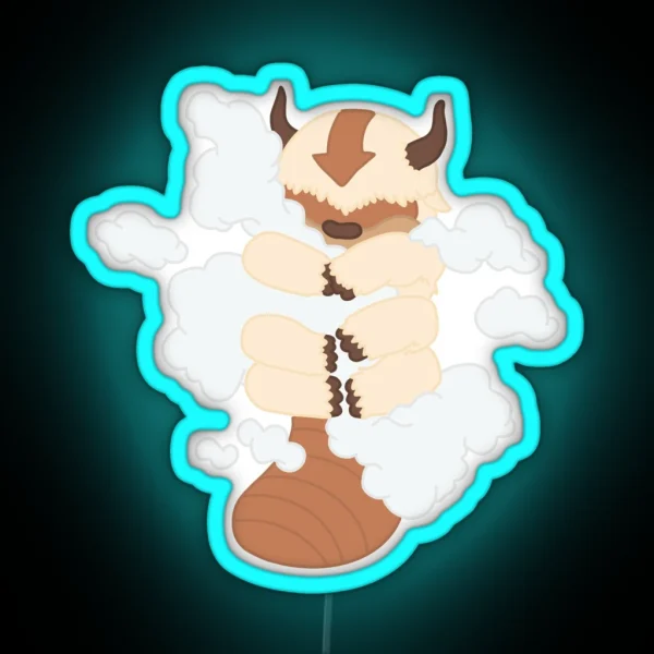 Appa Hugs RGB Neon Sign