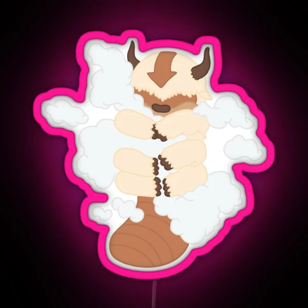 Appa Hugs RGB Neon Sign