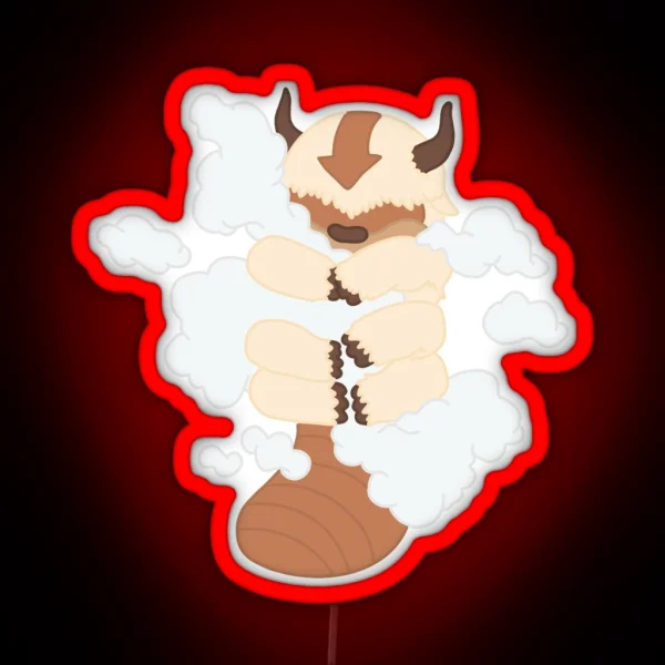 Appa Hugs RGB Neon Sign