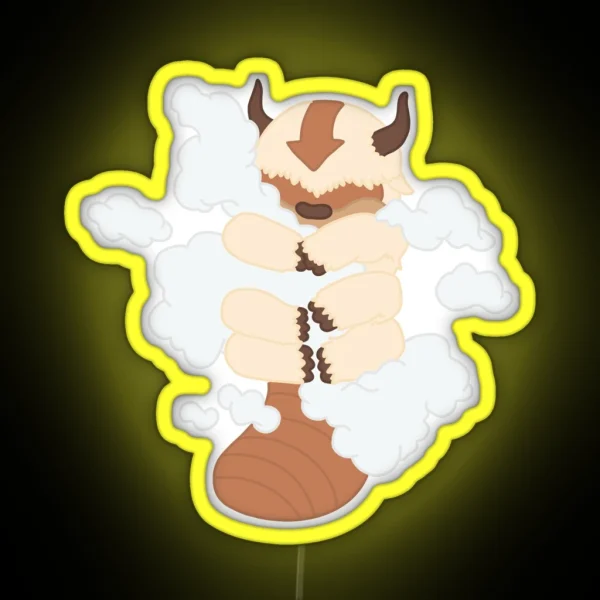 Appa Hugs RGB Neon Sign