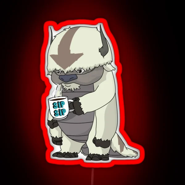 Appa Sip Sip RGB Neon Sign