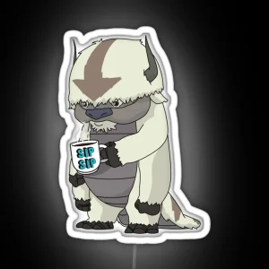 Appa Sip Sip RGB Neon Sign