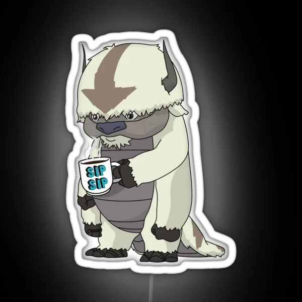 Appa Sip Sip RGB Neon Sign