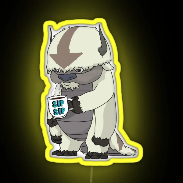 Appa Sip Sip RGB Neon Sign
