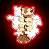 Appa With Clouds Avatar The Last Airbender RGB Neon Sign - Image 2
