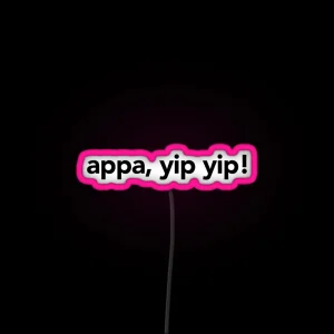 Appa Yip Yip RGB Neon Sign