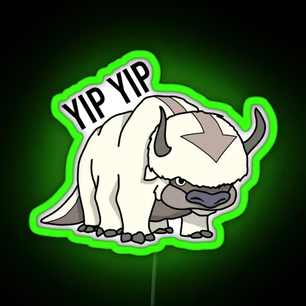 Appa Yip Yip RGB Neon Sign