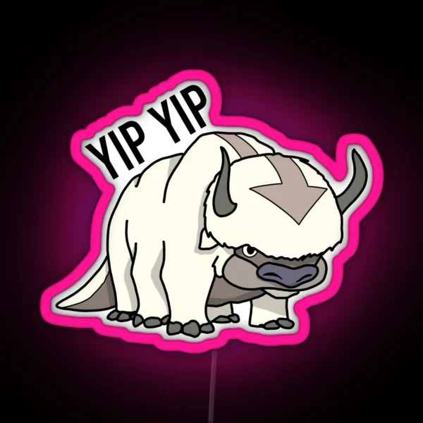 Appa Yip Yip RGB Neon Sign