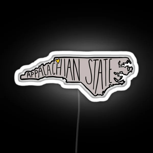 Appalachian State RGB Neon Sign