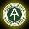 Appalachian Trail Hiking Sign with RGB Neon Light Display Illumination