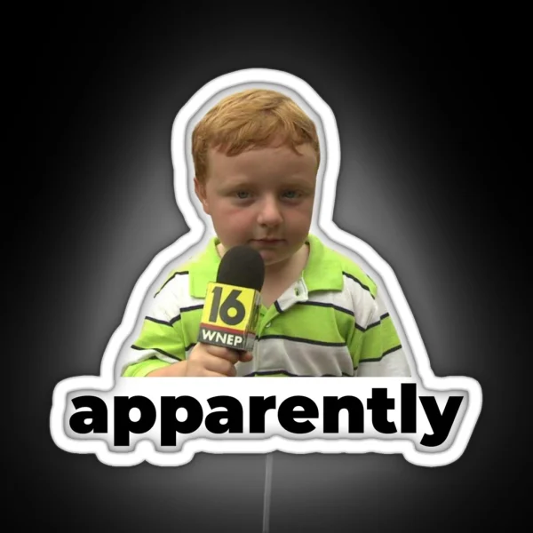 Apparently Kid RGB Neon Sign