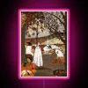 Brighten up your space with vibrant apple orchard ambiance lighting