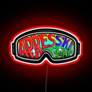 Apres Ski Team Design RGB Neon Sign