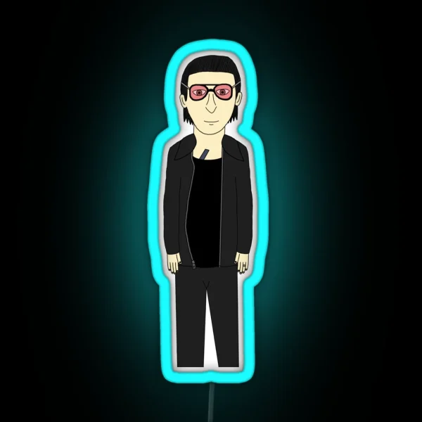April Marilyn Manson Walking RGB Neon Sign