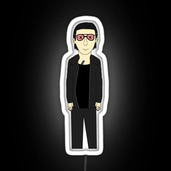 April Marilyn Manson Walking RGB Neon Sign