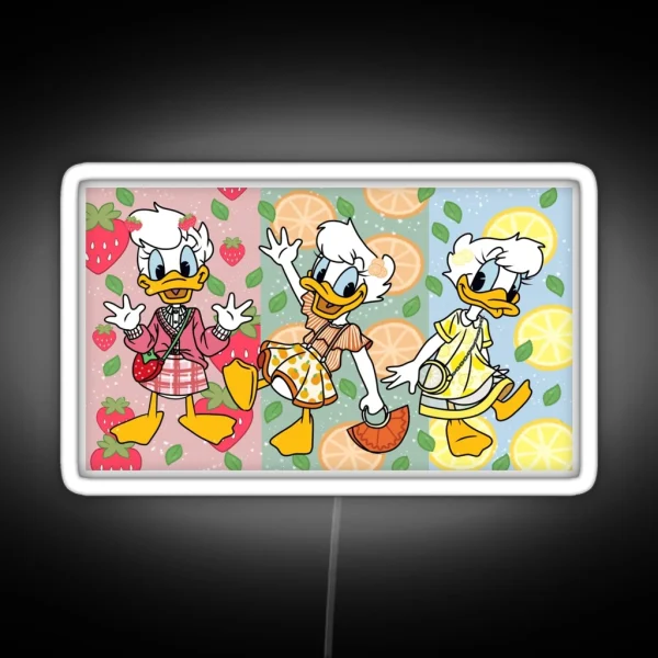 April May And June Fruity Outfits RGB Neon Sign