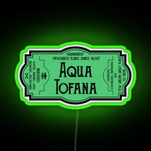 Aqua Tofana RGB Neon Sign