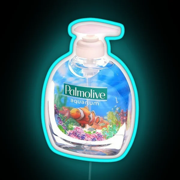 Aquarium Soap Palmolive RGB Neon Sign