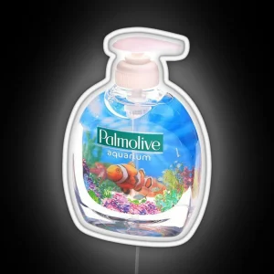 Aquarium Soap Palmolive RGB Neon Sign