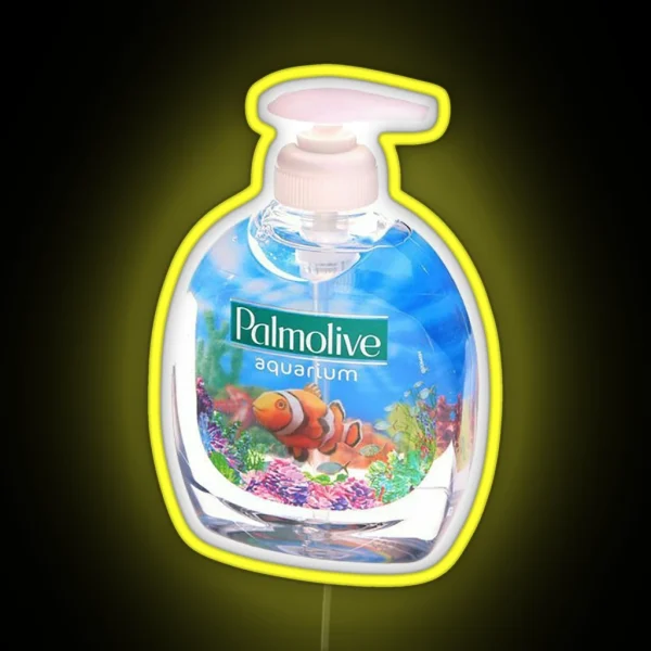 Aquarium Soap Palmolive RGB Neon Sign