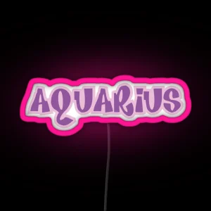 Aquarius Bratz RGB Neon Sign