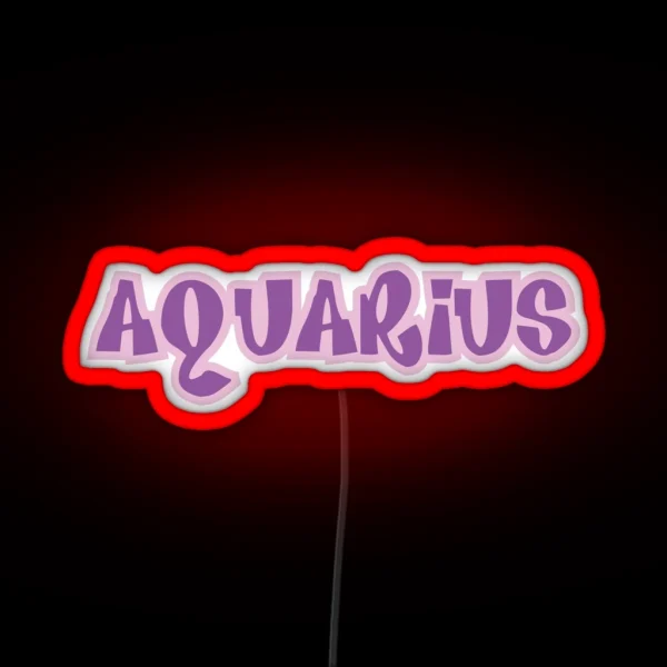 Aquarius Bratz RGB Neon Sign