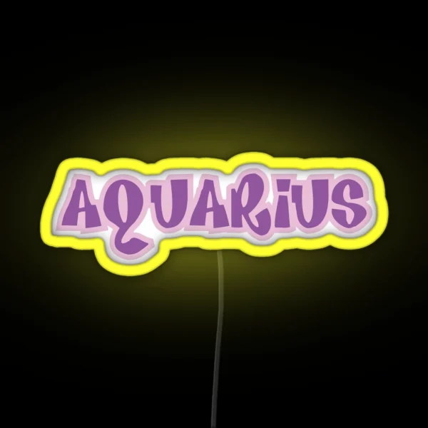 Aquarius Bratz RGB Neon Sign