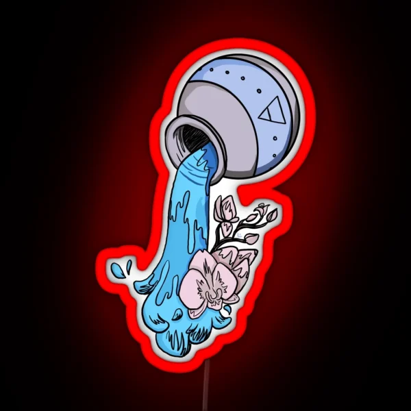 Aquarius Zodiac RGB Neon Sign