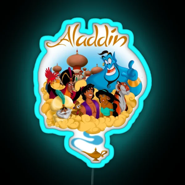 Arabian Aladdin RGB Neon Sign