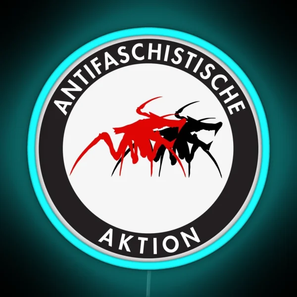 Arachnid Antifa RGB Neon Sign