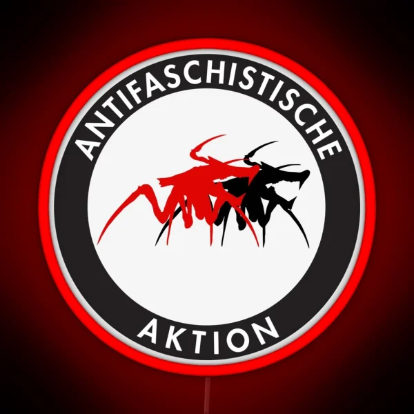 Arachnid Antifa RGB Neon Sign