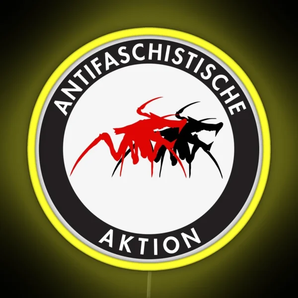 Arachnid Antifa RGB Neon Sign