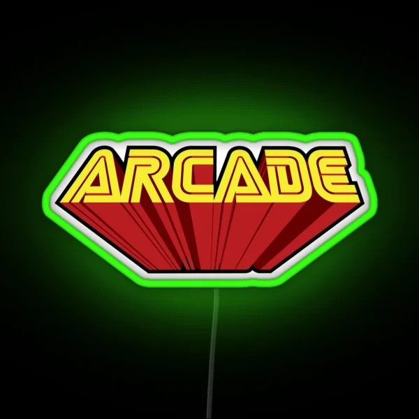 Arcade Retro Computer Games RGB Neon Sign