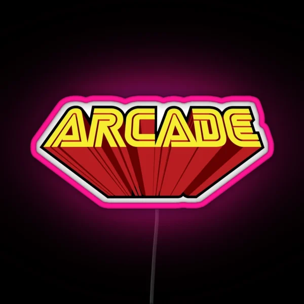 Arcade Retro Computer Games RGB Neon Sign