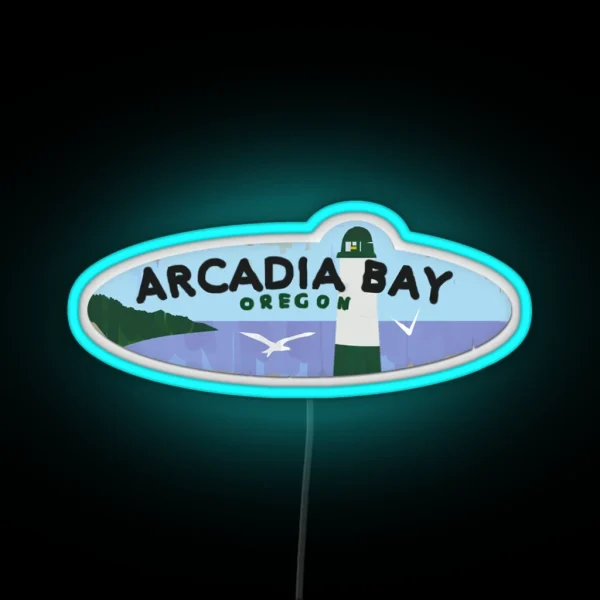 Arcadia Bay RGB Neon Sign