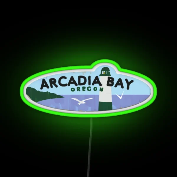 Arcadia Bay RGB Neon Sign