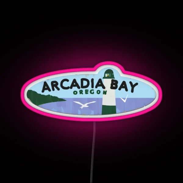 Arcadia Bay RGB Neon Sign