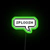 Archer Inspired Colorful Neon Sign with Dynamic RGB Lighting Accent